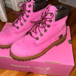 Pink timberlands
